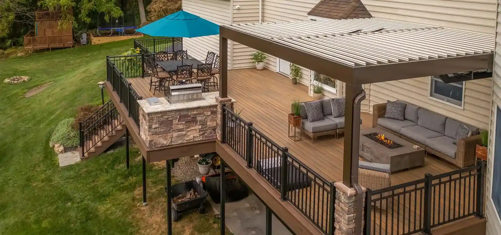 Custom Deck Builders near me in Hillsborough NJ - Deck installation and construction