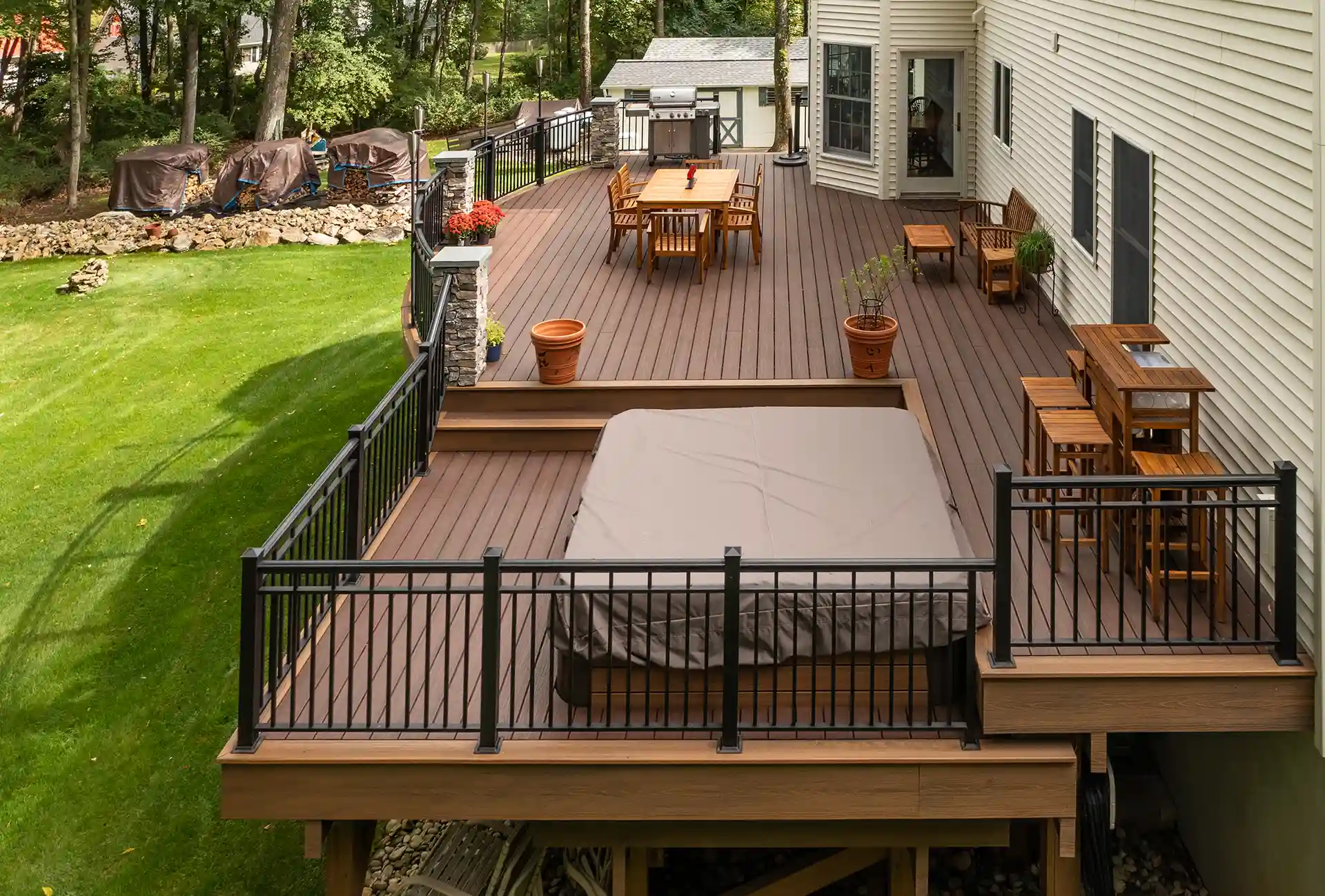 multi level deck design and installation contractors in new jersey
