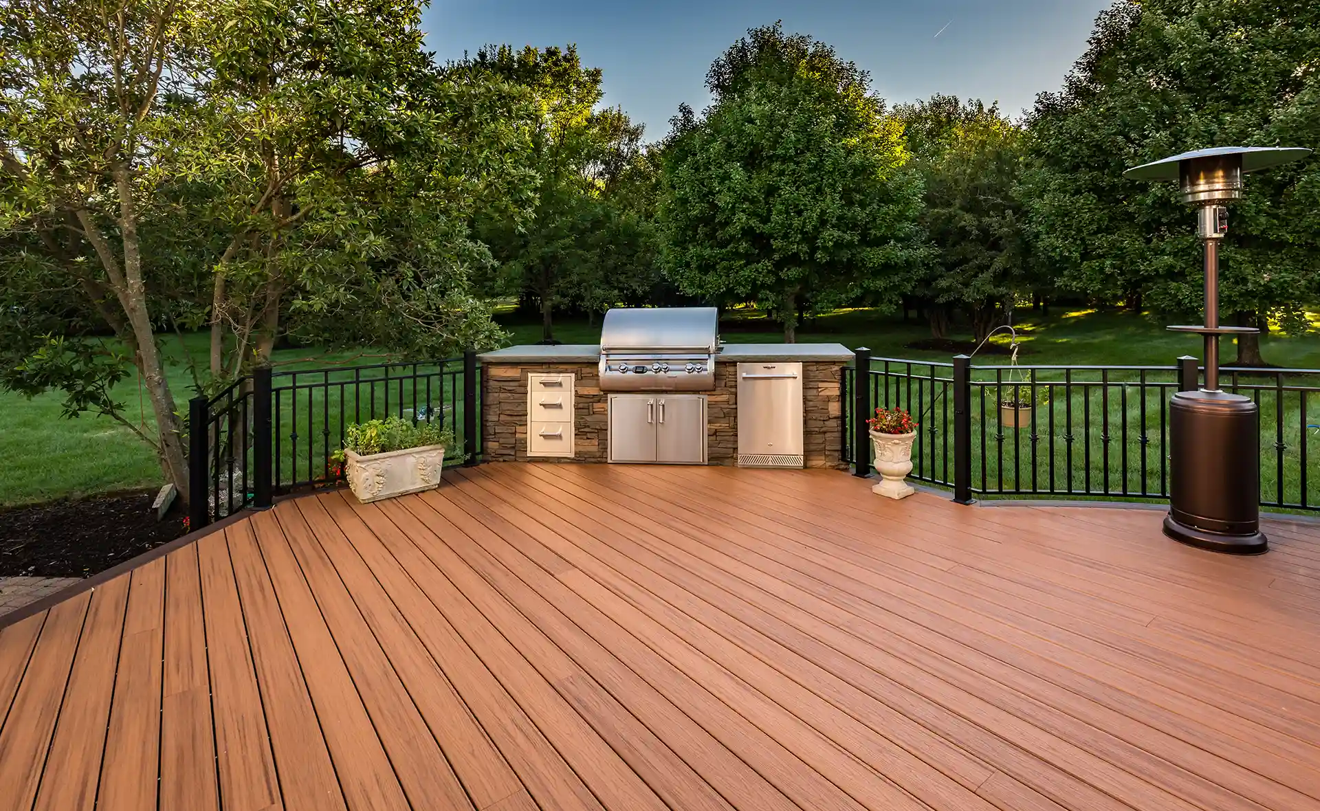 most popular composite decking colors in new jersey