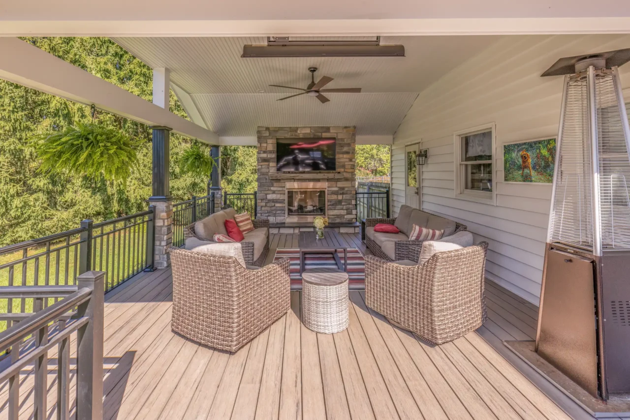 Custom Deck Construction with Outdoor Kitchen in Lebanon NJ